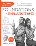 Debt-Free Art Degree: Foundations in Drawing: The Affordable Way to Learn Professional Skills - Includes Qr Codes to Onl