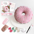 Crochet Cafe Amigurumi Kit Donut: Everything You Need Is Included: 100%-Cotton Yarn, Crochet Hook, Stitch Marker, Tapest