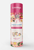 Colormaps Paint-By-Number Beautiful Blooms: Everything You Need to Create 3 Beautiful Paintings: 3 Colored-Line Canvases