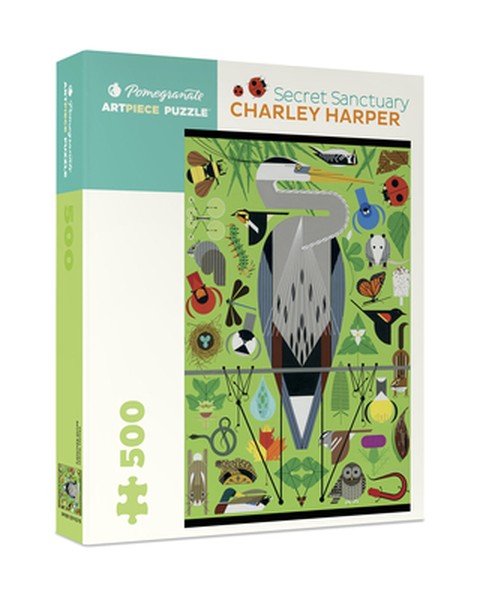 Charley Harper: Secret Sanctuary 500-Piece Jigsaw Puzzle
