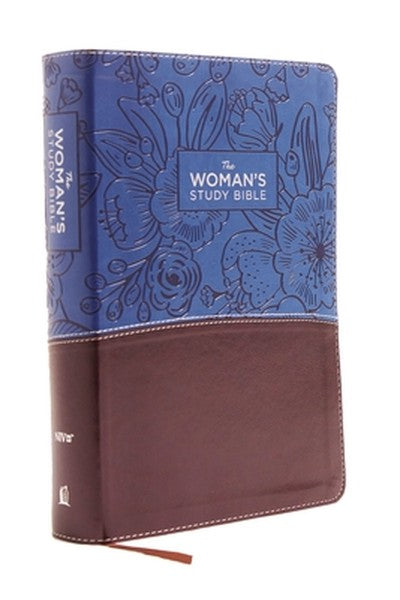 NIV, the Woman's Study Bible, Imitation Leather, Blue/Brown, Full-Color: Receiving God's Truth for Balance, Hope, and Tr