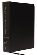 KJV, Journal the Word Bible, Hardcover, Black, Red Letter Edition, Comfort Print: Reflect, Journal, or Create Art Next t