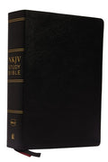 NKJV Study Bible, Premium Bonded Leather, Black, Red Letter Edition, Comfort Print: The Complete Resource for Studying G