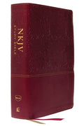 NKJV Study Bible, Imitation Leather, Red, Full-Color, Red Letter Edition, Indexed, Comfort Print: The Complete Resource 