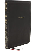 Nkjv, Thinline Bible, Giant Print, Leathersoft, Black, Thumb Indexed, Red Letter Edition, Comfort Print: Holy Bible, New