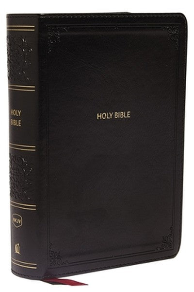 Nkjv, Reference Bible, Compact, Leathersoft, Black, Red Letter Edition, Comfort Print: Holy Bible, New King James Versio