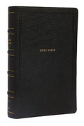 Nkjv, Reference Bible, Personal Size Large Print, Leathersoft, Black, Red Letter Edition, Comfort Print: Holy Bible, New