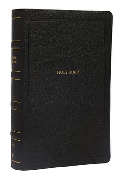 Nkjv, Reference Bible, Personal Size Large Print, Leathersoft, Black, Red Letter Edition, Comfort Print: Holy Bible, New