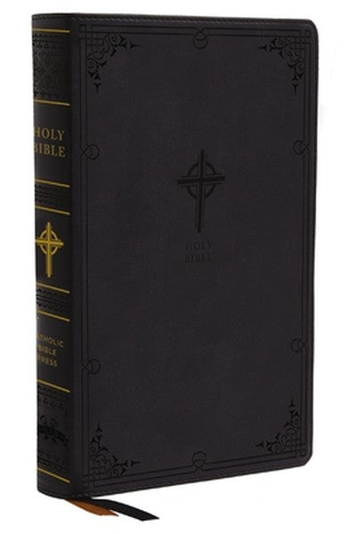 Nabre, New American Bible, Revised Edition, Catholic Bible, Large Print Edition, Leathersoft, Black, Comfort Print: Holy