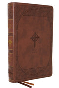 Nabre, New American Bible, Revised Edition, Catholic Bible, Large Print Edition, Leathersoft, Brown, Comfort Print: Holy
