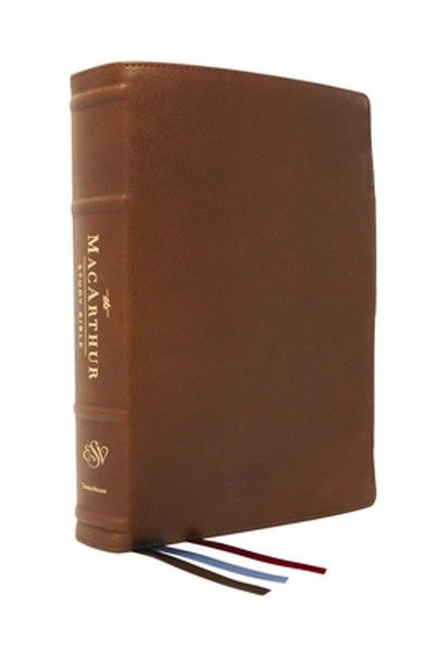 The Esv, MacArthur Study Bible, 2nd Edition, Premium Goatskin Leather, Brown, Premier Collection: Unleashing God's Truth