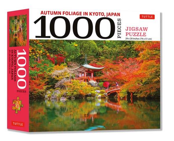 Autumn Foliage in Kyoto, Japan - 1000 Piece Jigsaw Puzzle: For Adults and Families - Finished Puzzle Size 29 X 20 Inch (