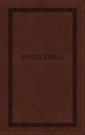 Rvr60, Santa Biblia, Tierra Santa, Letra Grande, Leathersoft, Café, Con Cierre, Palabras de Jesús En Rojo, Comfort Print