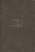 Esv/Nbla, Bilingual Bible, Leathersoft, Grey/ Esv/Nbla, Biblia Bilingüe, Leathersoft, Gris