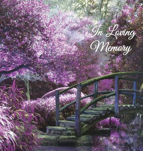 "In Loving Memory" Funeral Guest Book, Memorial Guest Book, Condolence Book, Remembrance Book for Funerals or Wake, Memo