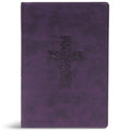 KJV Rainbow Study Bible, Purple Leathertouch