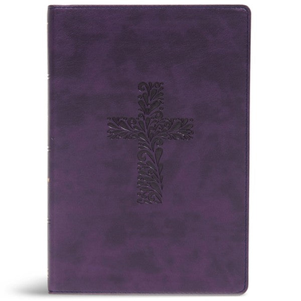 KJV Rainbow Study Bible, Purple Leathertouch