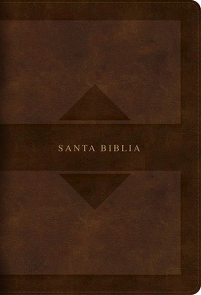 Rvr 1960 Biblia Letra Grande Tamaño Manual Edición Tierra Santa, Café Símil Piel Mass Market