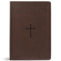 CSB Super Giant Print Reference Bible, Value Edition, Brown Leathertouch
