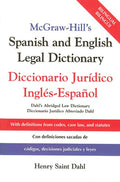McGraw Hill's Spanish/English Legal Dict (Pb)