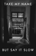 Take My Name But Say It Slow: Essays