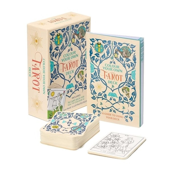 Color Your Own Tarot Book & Card Deck: Includes 78 Cards to Color in and a 64-Page Book