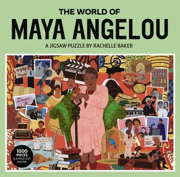 The World of Maya Angelou 1000 Piece Puzzle: A Puzzle by Rachelle Baker