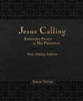 Jesus Calling Note-Taking Edition, Leathersoft, Black, with Full Scriptures: Enjoying Peace in His Presence (a 365-Day D