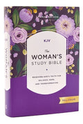 Kjv, the Woman's Study Bible, Hardcover, Red Letter, Full-Color Edition, Comfort Print: Receiving God's Truth for Balanc