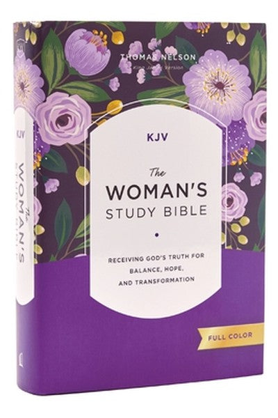 Kjv, the Woman's Study Bible, Hardcover, Red Letter, Full-Color Edition, Comfort Print: Receiving God's Truth for Balanc
