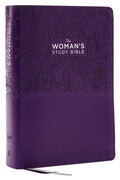 Kjv, the Woman's Study Bible, Purple Leathersoft, Red Letter, Full-Color Edition, Comfort Print: Receiving God's Truth f
