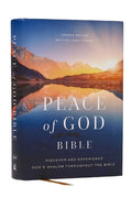 Peace of God Bible: Discover and Experience God's Shalom Throughout the Bible (Nkjv, Hardcover, Red Letter, Comfort Prin
