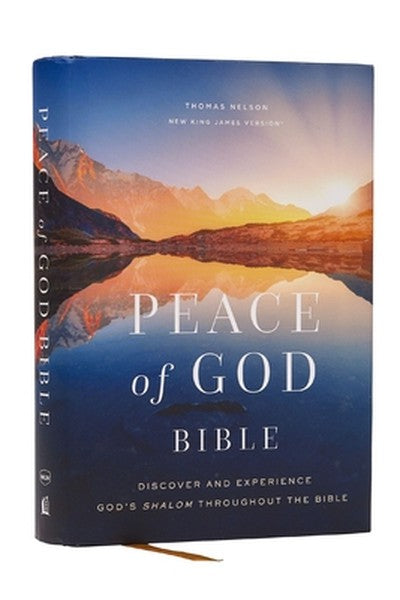 Peace of God Bible: Discover and Experience God's Shalom Throughout the Bible (Nkjv, Hardcover, Red Letter, Comfort Prin