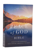 Peace of God Bible: Discover and Experience God's Shalom Throughout the Bible (Nkjv, Softcover, Red Letter, Comfort Prin