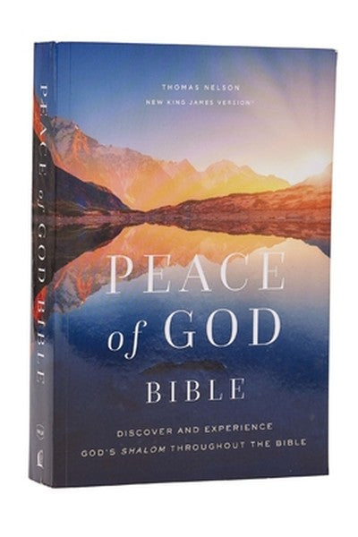 Peace of God Bible: Discover and Experience God's Shalom Throughout the Bible (Nkjv, Softcover, Red Letter, Comfort Prin