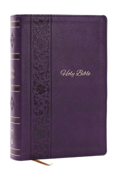 NKJV Bible: Personal Size Giant Print, Purple Leathersoft, Holy Bible, Red Letter, Comfort Print: New King James Version