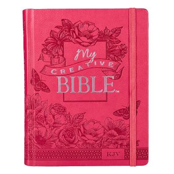 KJV My Creative Bible (Faux Leather Hardcover, Pink)