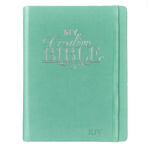 KJV My Creative Bible (Faux Leather Hardcover, Teal)