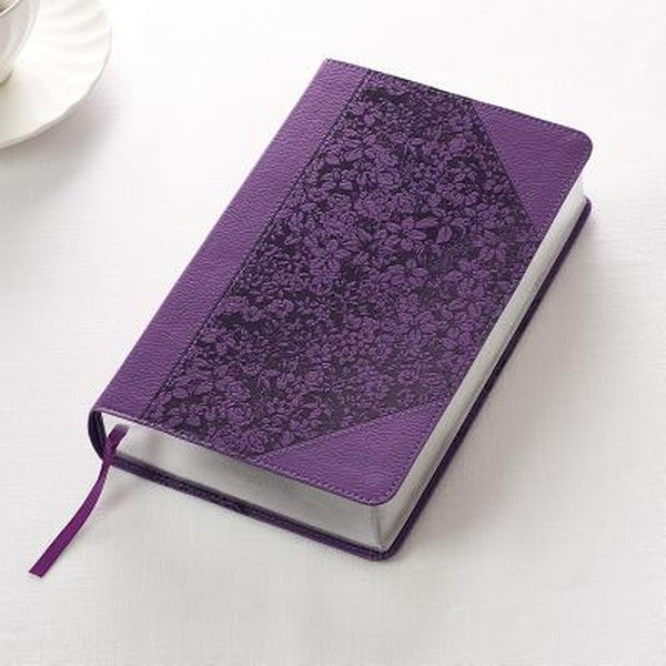 KJV Bible Giant Print Standard-Size (Faux Leather, Purple Two-Tone)