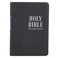 KJV Bible Compact Large Print (Faux Leather, Black)