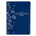 Nlt, the Spiritual Growth Bible (Faux Leather, Navy)