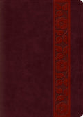 ESV Study Bible, Large Print (Trutone, Mahogany, Trellis Design, Indexed)