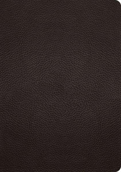 ESV Study Bible (Buffalo Leather, Deep Brown)