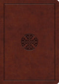 ESV Journaling Bible, Interleaved Edition (Trutone, Mahogany, Mosaic Cross Design)