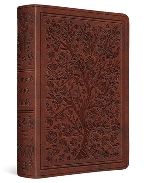ESV Women's Study Bible (Trutone, Chestnut, Almond Tree Design)