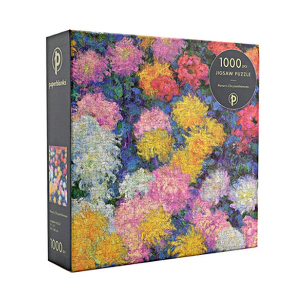 Monet's Chrysanthemums 1000 Piece Jigsaw Puzzle by Paperblanks (Monet's Chrysanthemums): Monet's Chrysanthemums Monet's 