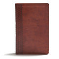 CSB Everyday Study Bible, British Tan Leathertouch