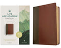 NLT Life Application Study Bible, Third Edition (Red Letter, Leatherlike, Brown/Tan)