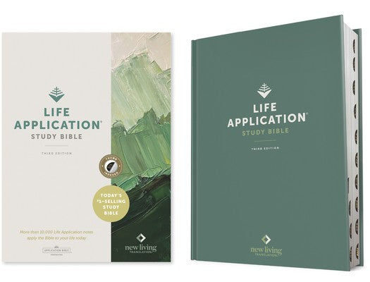 NLT Life Application Study Bible, Third Edition (Red Letter, Hardcover, Indexed)