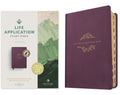 NLT Life Application Study Bible, Third Edition (Leatherlike, Purple, Indexed, Red Letter)